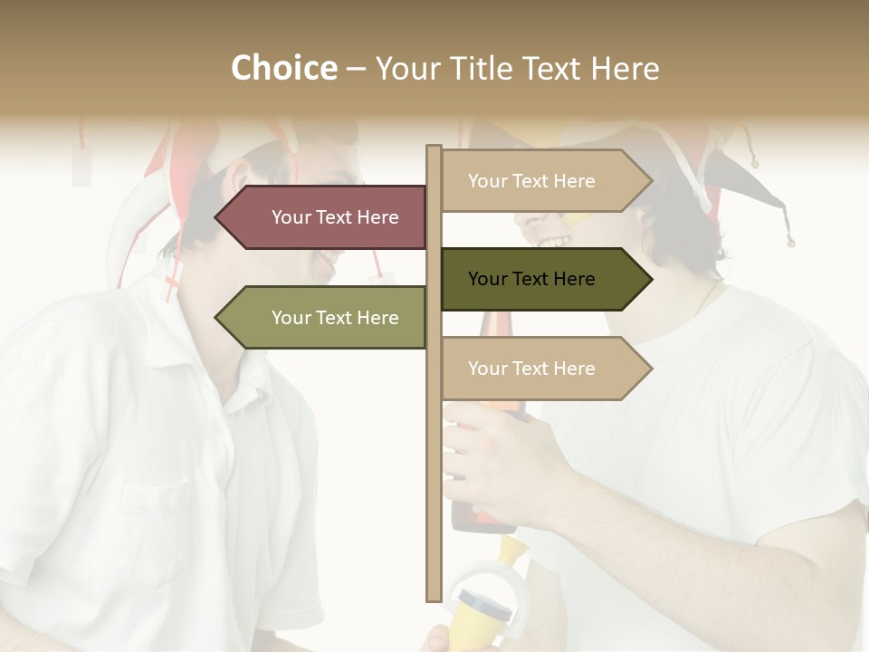 Sport Trumpet Fan PowerPoint Template