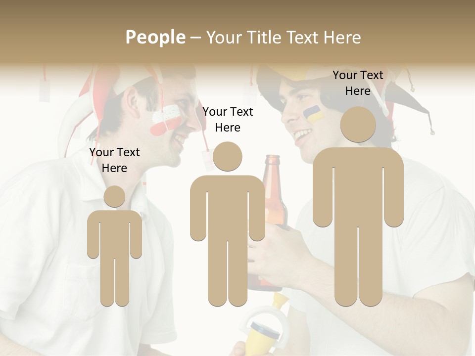 Sport Trumpet Fan PowerPoint Template