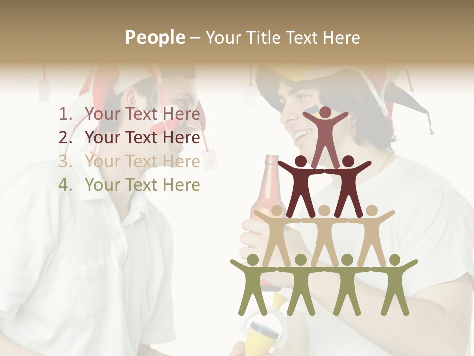 Sport Trumpet Fan PowerPoint Template