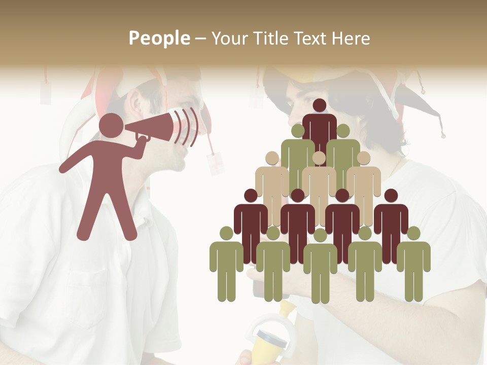 Sport Trumpet Fan PowerPoint Template