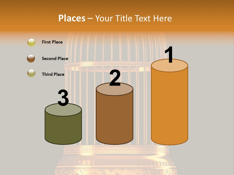 Isolated Captive Prison PowerPoint Template