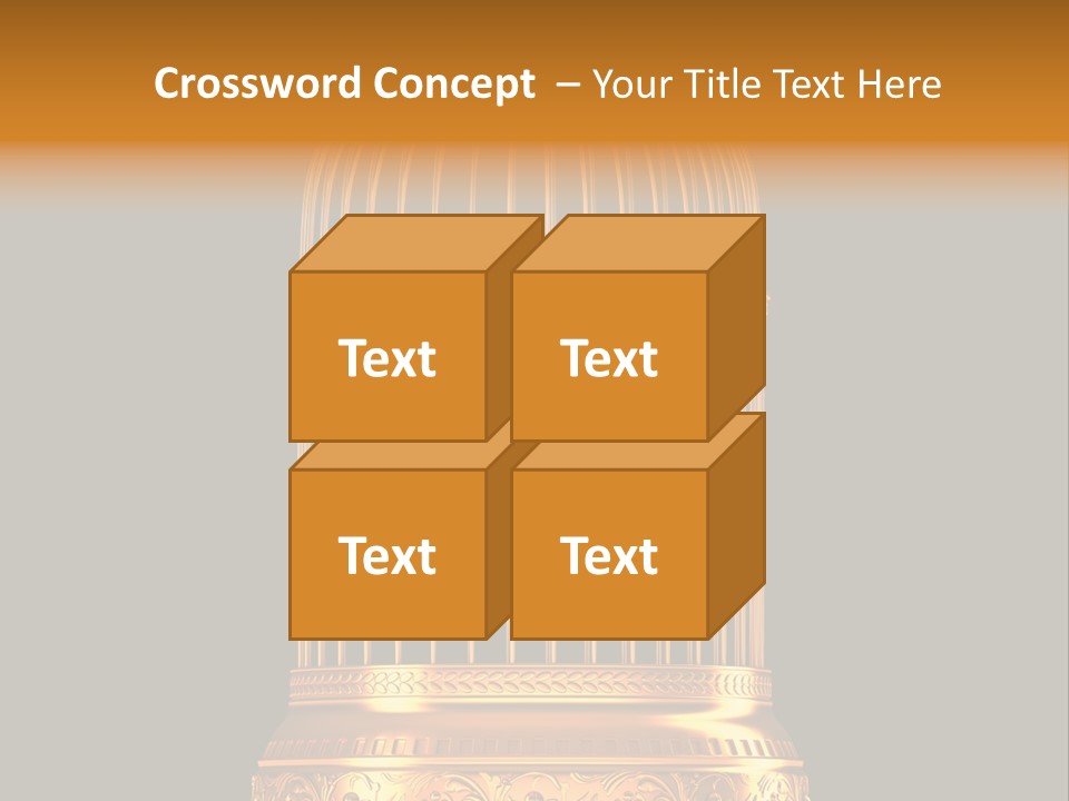 Isolated Captive Prison PowerPoint Template