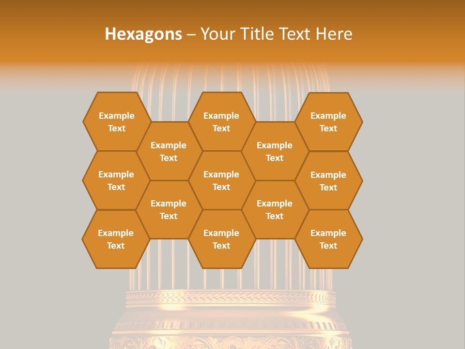 Isolated Captive Prison PowerPoint Template