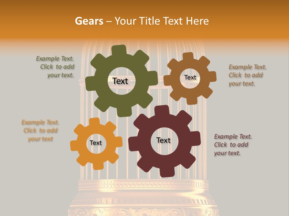 Isolated Captive Prison PowerPoint Template