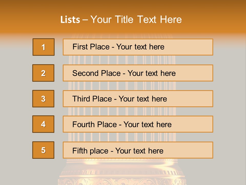 Isolated Captive Prison PowerPoint Template