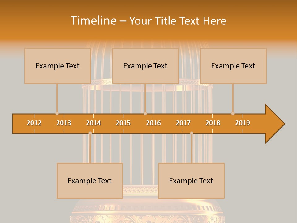 Isolated Captive Prison PowerPoint Template