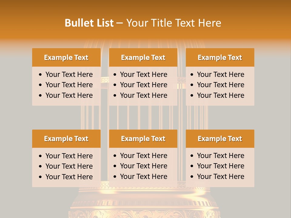 Isolated Captive Prison PowerPoint Template
