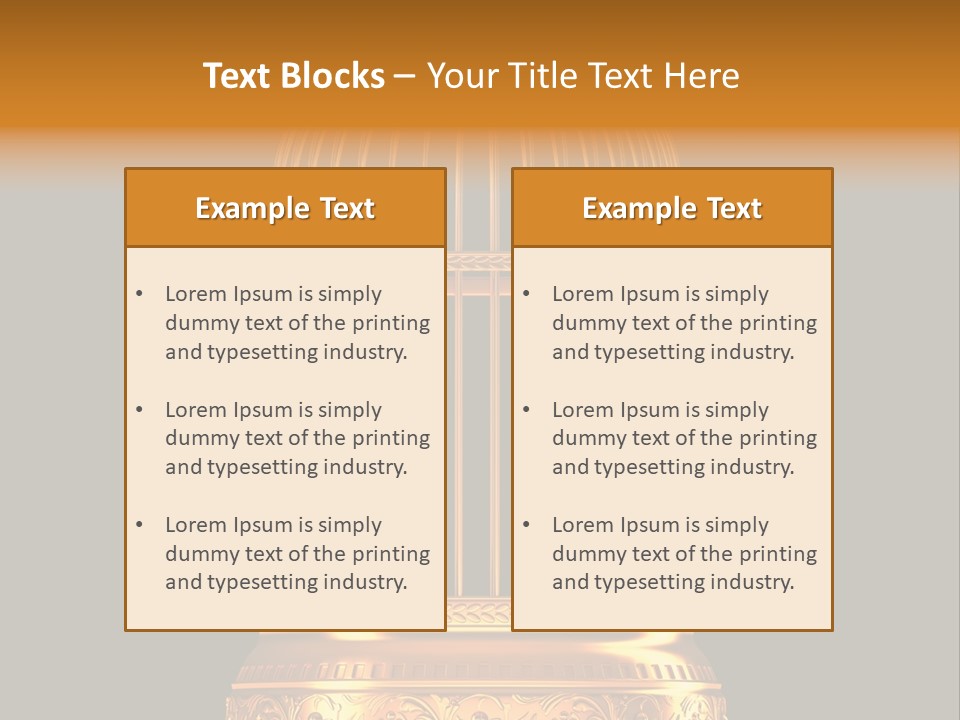 Isolated Captive Prison PowerPoint Template