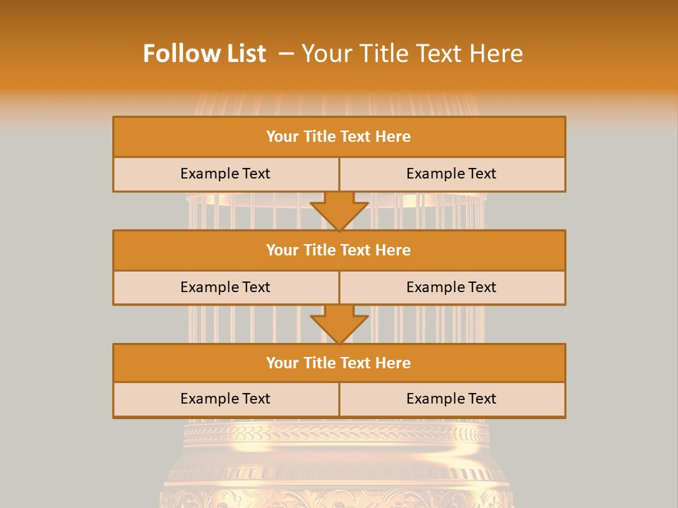 Isolated Captive Prison PowerPoint Template