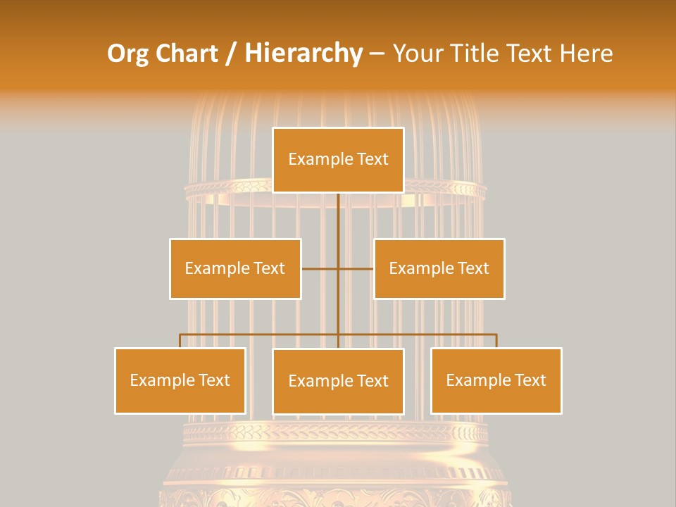 Isolated Captive Prison PowerPoint Template