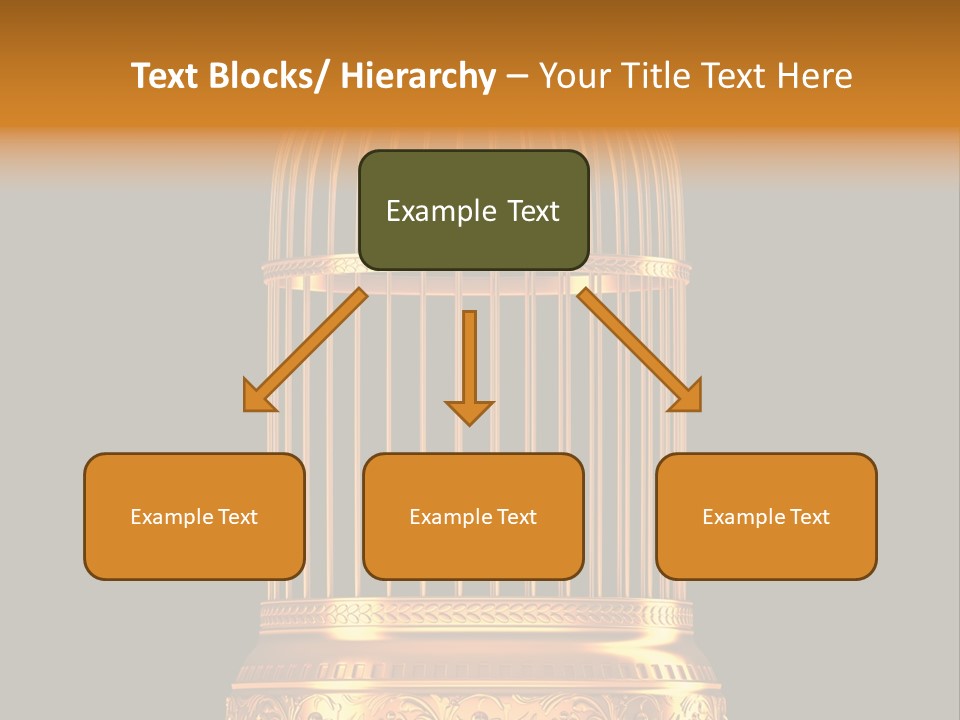 Isolated Captive Prison PowerPoint Template
