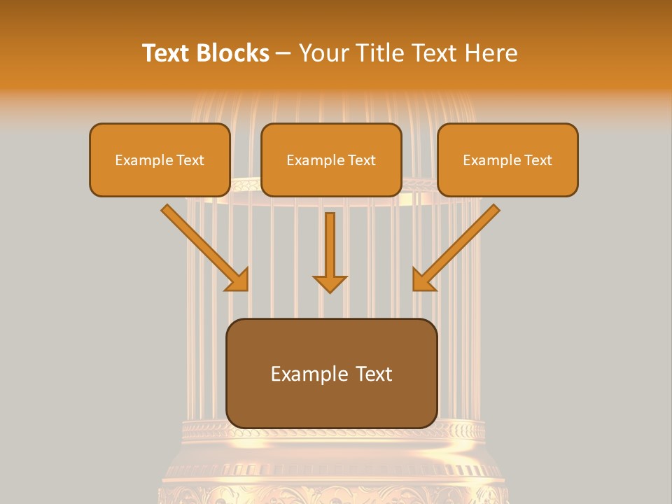 Isolated Captive Prison PowerPoint Template