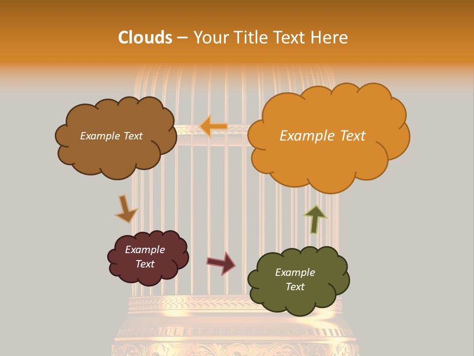 Isolated Captive Prison PowerPoint Template