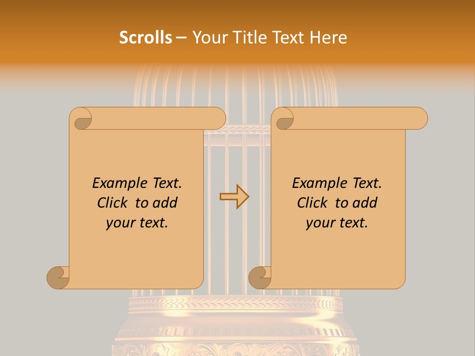 Isolated Captive Prison PowerPoint Template