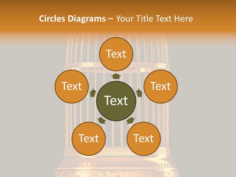 Isolated Captive Prison PowerPoint Template