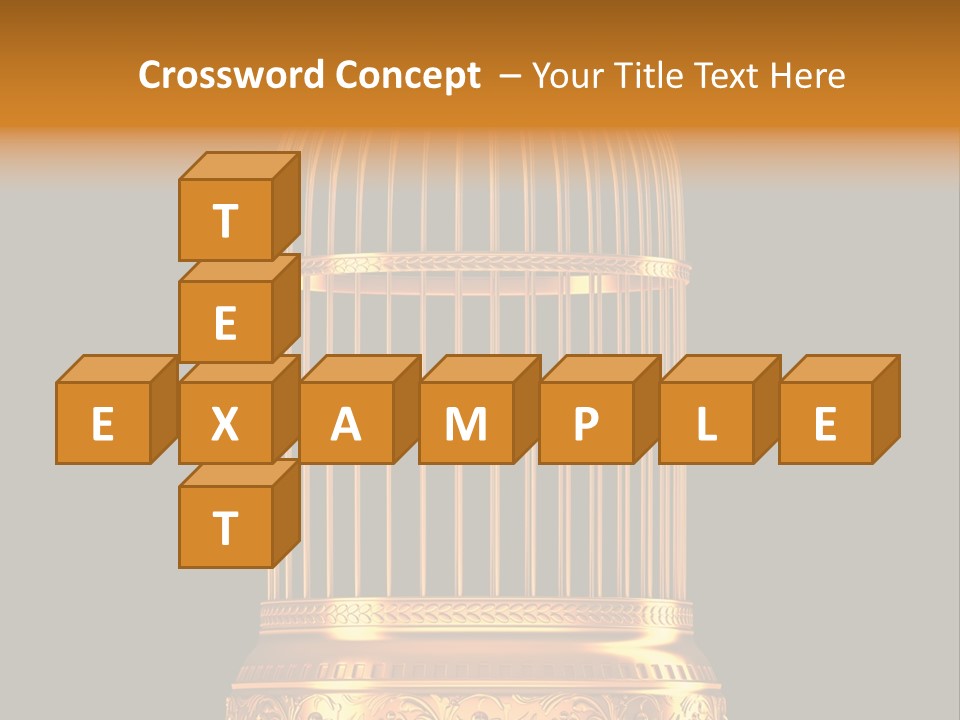 Isolated Captive Prison PowerPoint Template