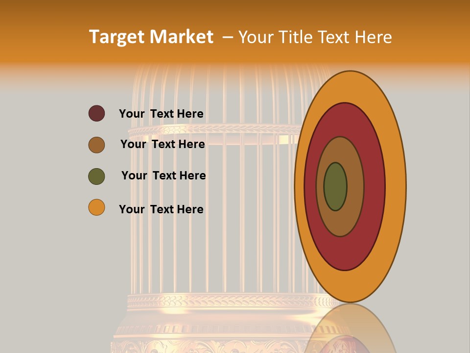 Isolated Captive Prison PowerPoint Template