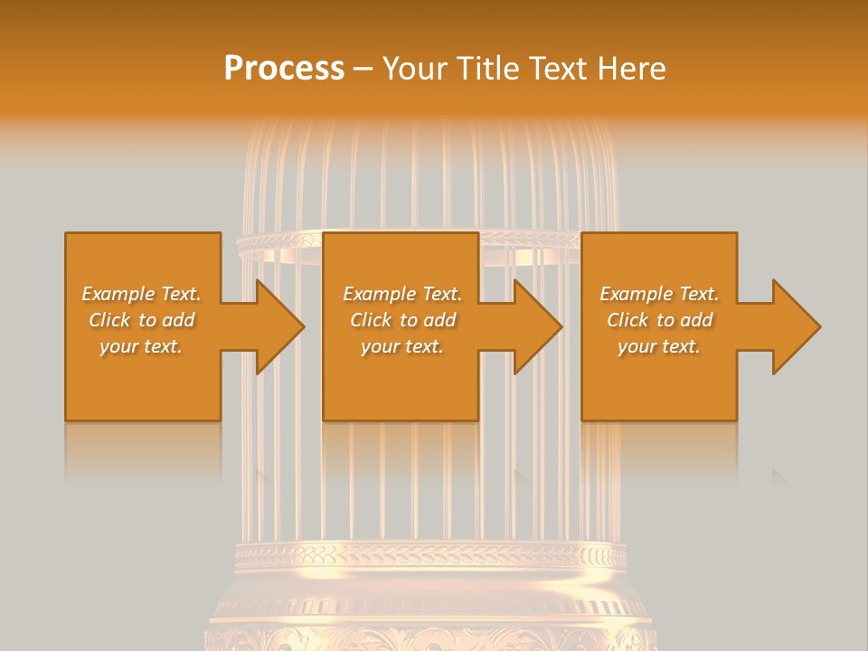 Isolated Captive Prison PowerPoint Template