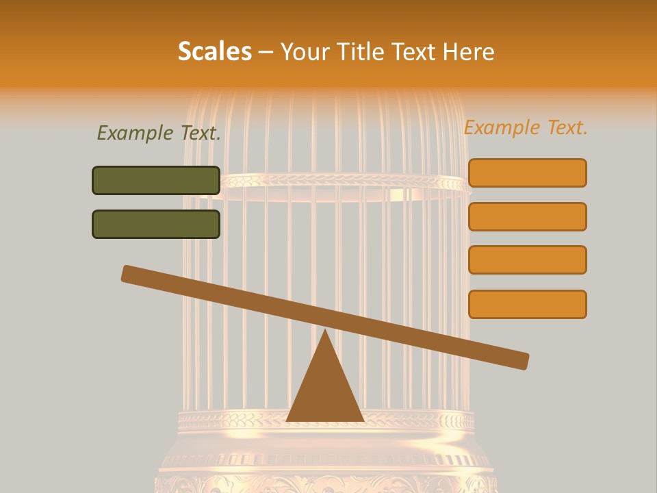 Isolated Captive Prison PowerPoint Template
