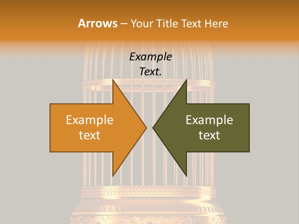 Isolated Captive Prison PowerPoint Template