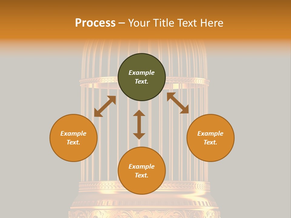 Isolated Captive Prison PowerPoint Template