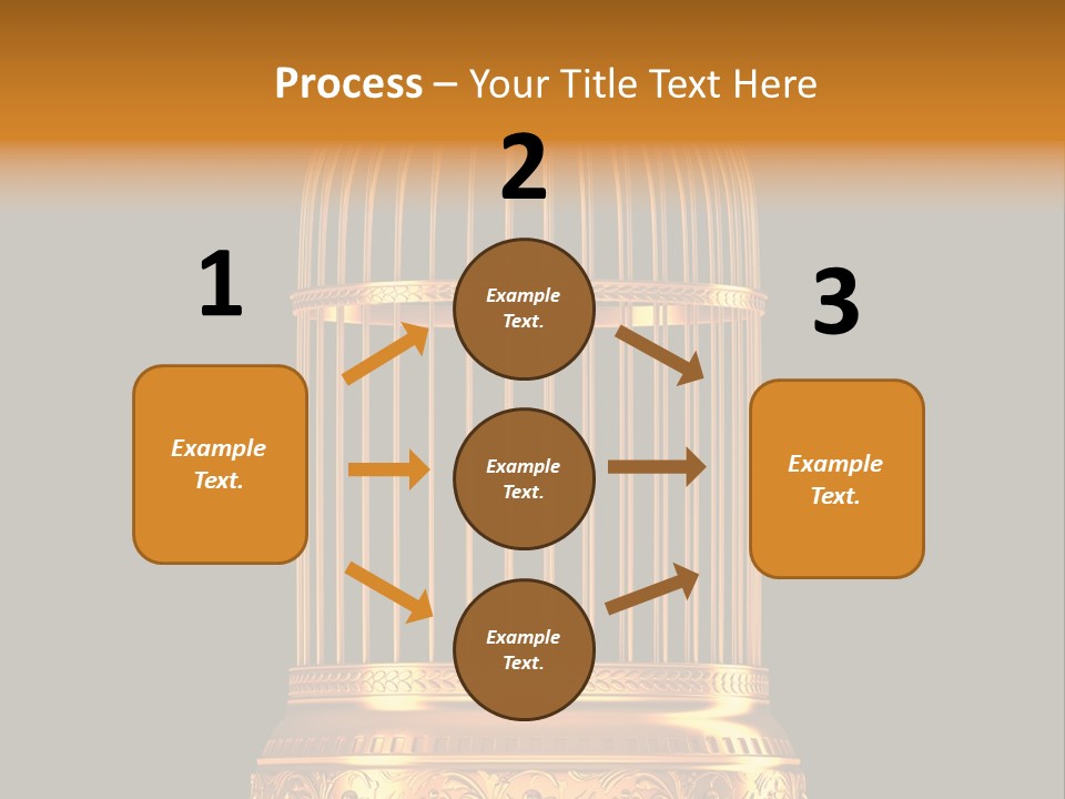 Isolated Captive Prison PowerPoint Template