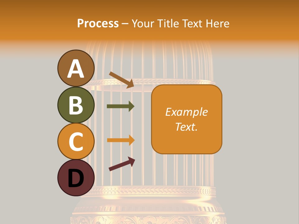 Isolated Captive Prison PowerPoint Template