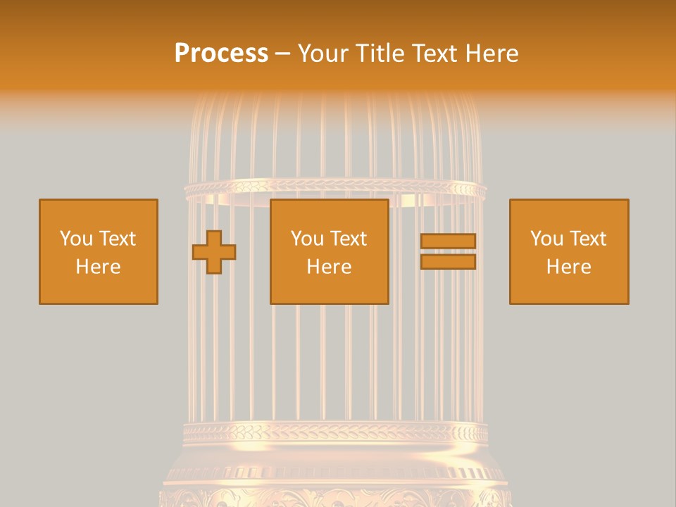 Isolated Captive Prison PowerPoint Template