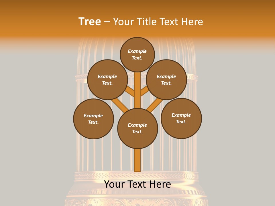Isolated Captive Prison PowerPoint Template