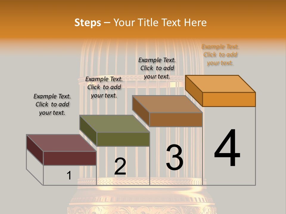 Isolated Captive Prison PowerPoint Template