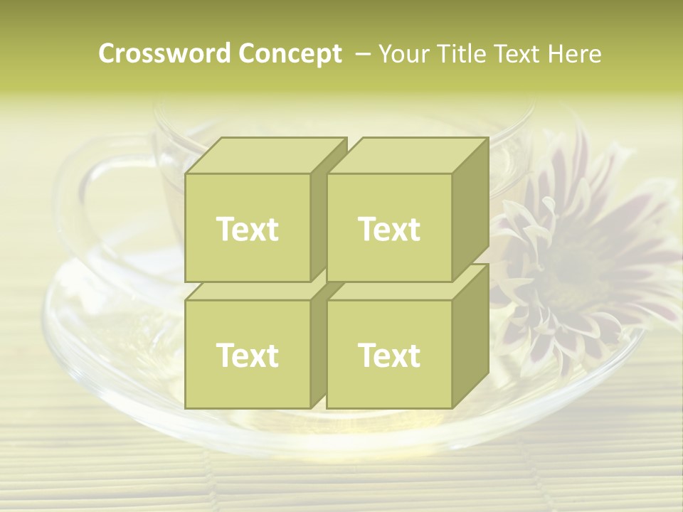 Herbal Beverage Cup PowerPoint Template