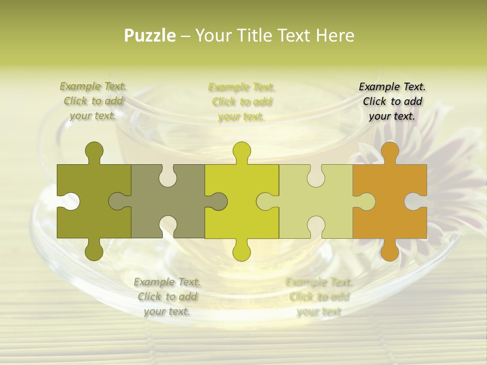 Herbal Beverage Cup PowerPoint Template