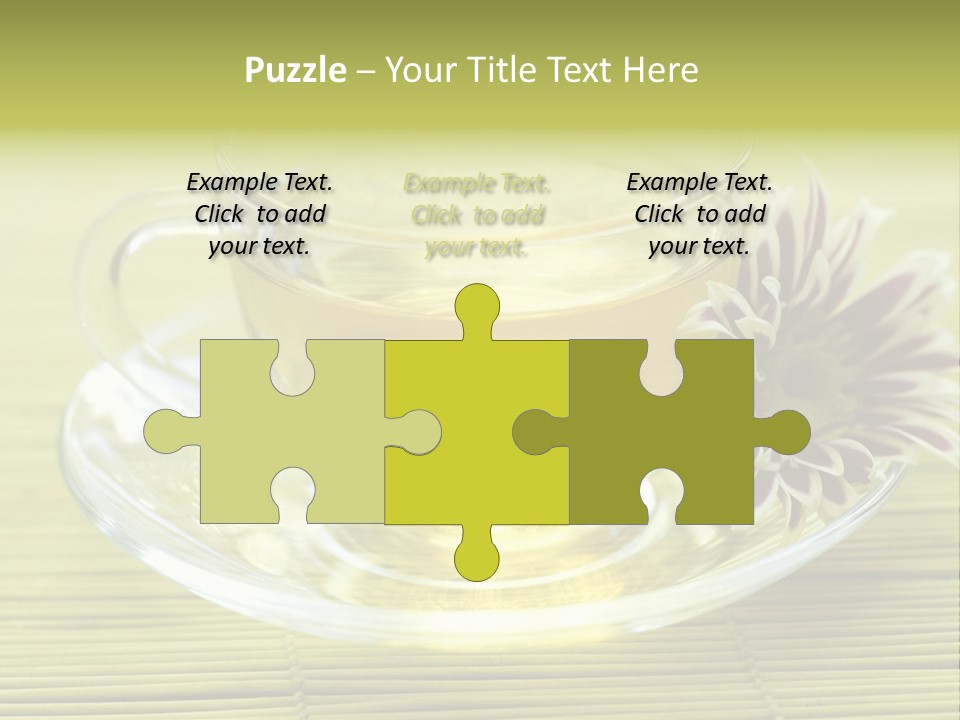 Herbal Beverage Cup PowerPoint Template