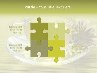 Herbal Beverage Cup PowerPoint Template