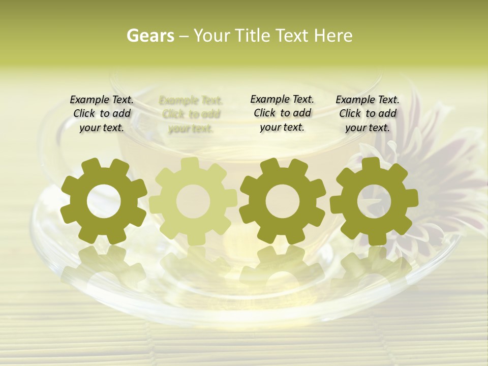 Herbal Beverage Cup PowerPoint Template