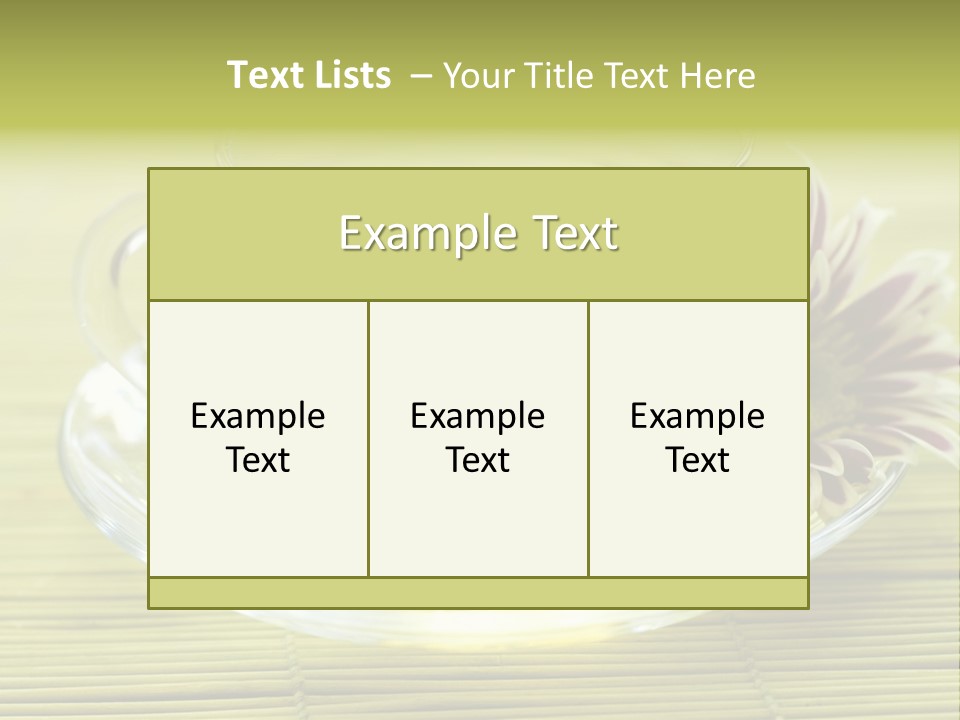 Herbal Beverage Cup PowerPoint Template