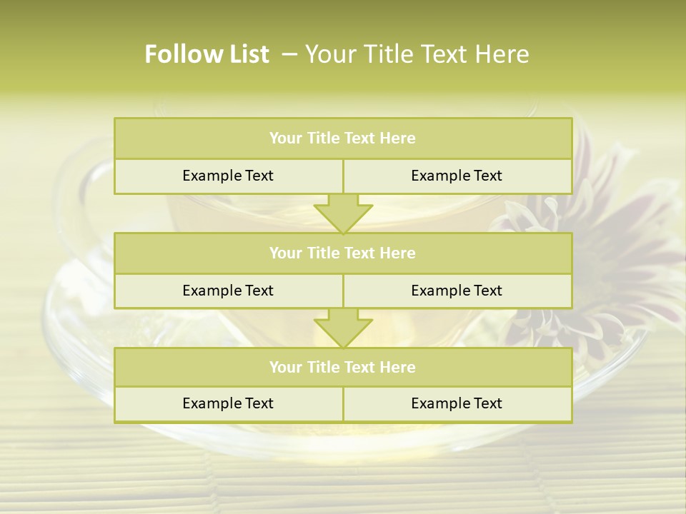 Herbal Beverage Cup PowerPoint Template