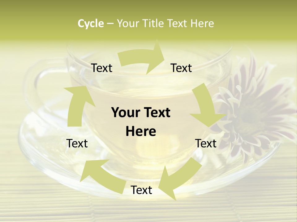 Herbal Beverage Cup PowerPoint Template