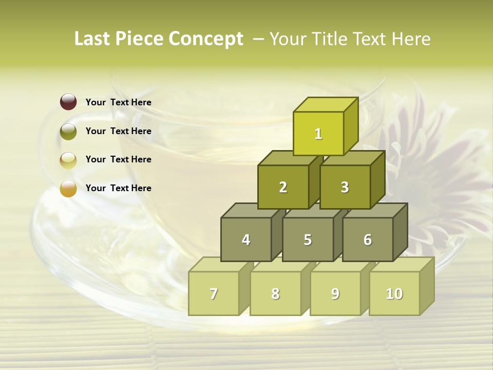 Herbal Beverage Cup PowerPoint Template