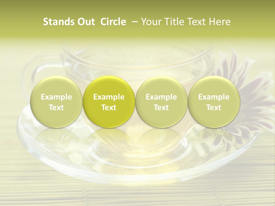 Herbal Beverage Cup PowerPoint Template