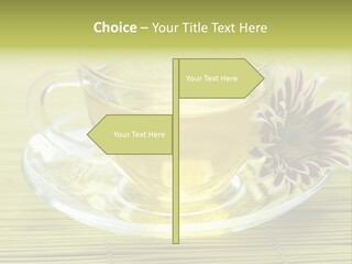 Herbal Beverage Cup PowerPoint Template