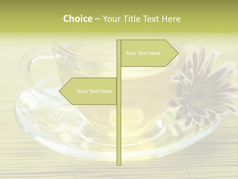 Herbal Beverage Cup PowerPoint Template