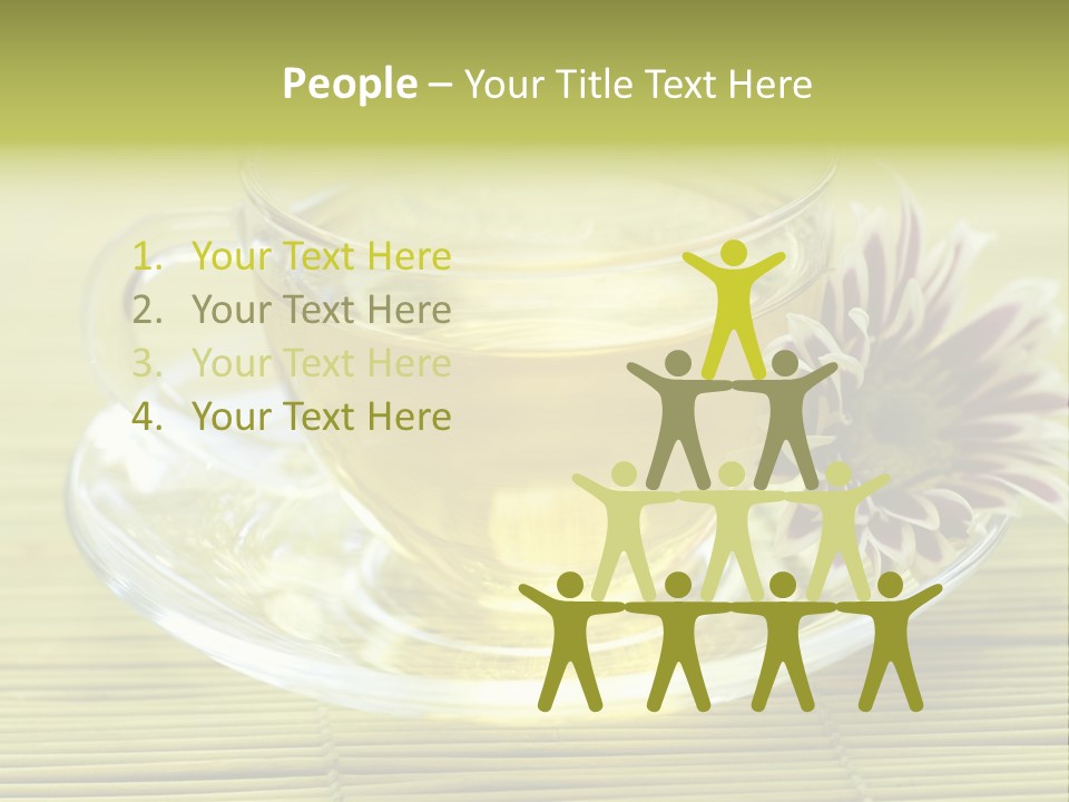 Herbal Beverage Cup PowerPoint Template