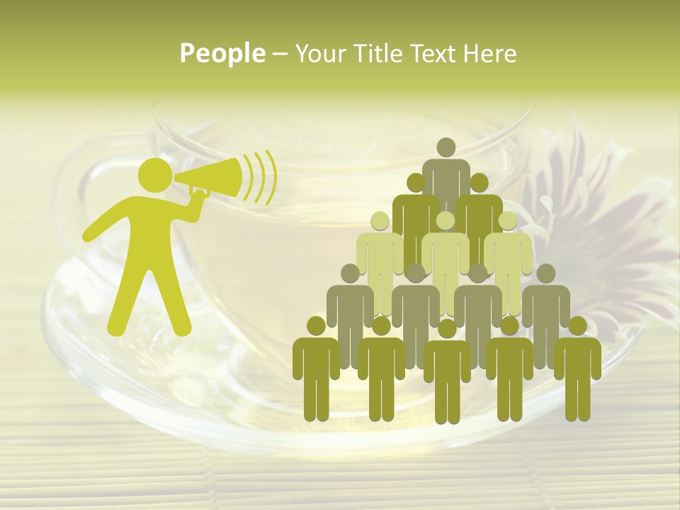 Herbal Beverage Cup PowerPoint Template