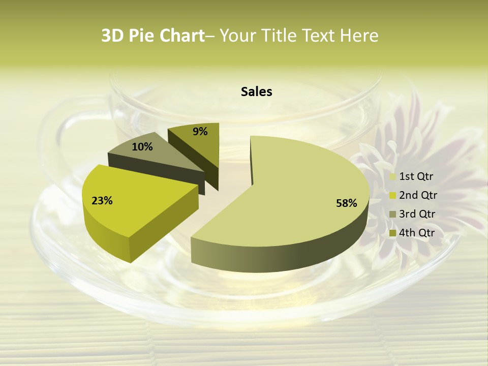 Herbal Beverage Cup PowerPoint Template