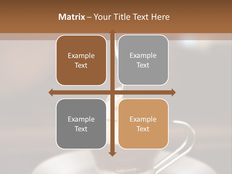 Food Cup Diet PowerPoint Template