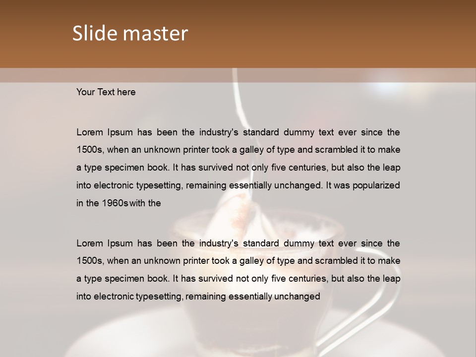 Food Cup Diet PowerPoint Template