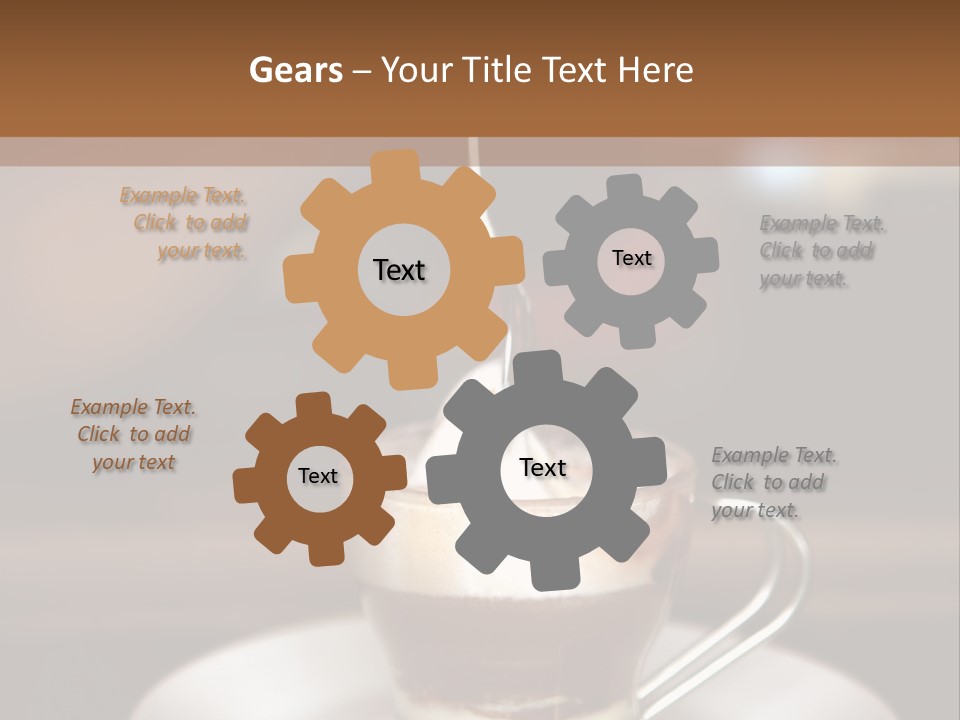 Food Cup Diet PowerPoint Template