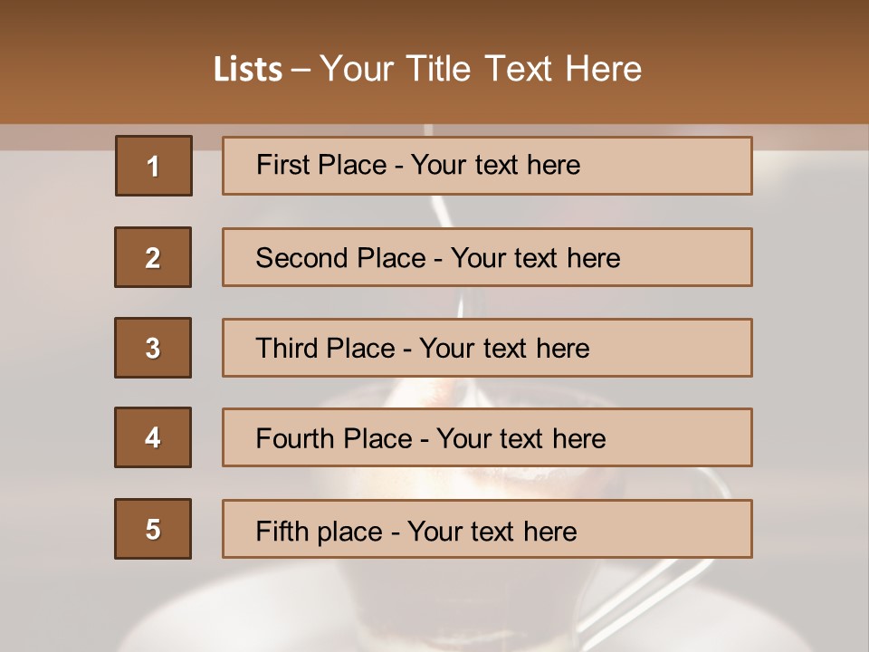 Food Cup Diet PowerPoint Template