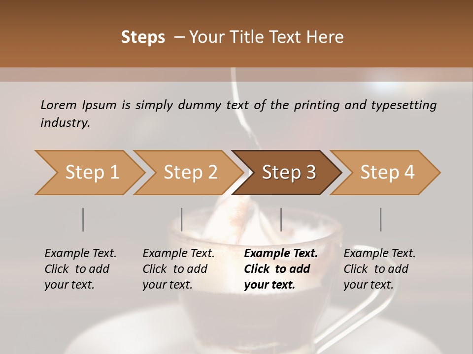 Food Cup Diet PowerPoint Template